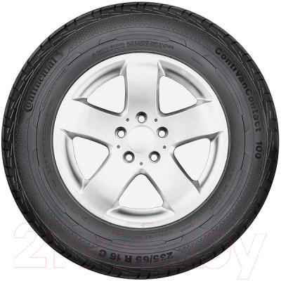 Летняя легкогрузовая шина Continental ContiVanContact 100 215/60R17C 109/107T - фото 3 - id-p206292464