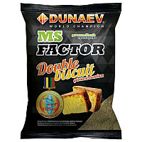 Прикормка Dunaev MS FACTOR Двойной бисквит 1 кг