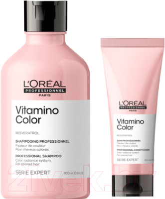 Набор косметики для волос L'Oreal Professionnel Vitamino Color Шампунь 300мл + Кондиционер 200мл - фото 1 - id-p205733364