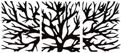 Декор настенный Arthata Ветви дерева 105x50-B / 004-3 - фото 1 - id-p219977146