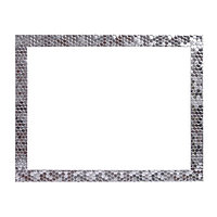 Рама для картин (зеркал) 30 х 40 х 2.7 см, пластиковая, Calligrata 651628, серебро