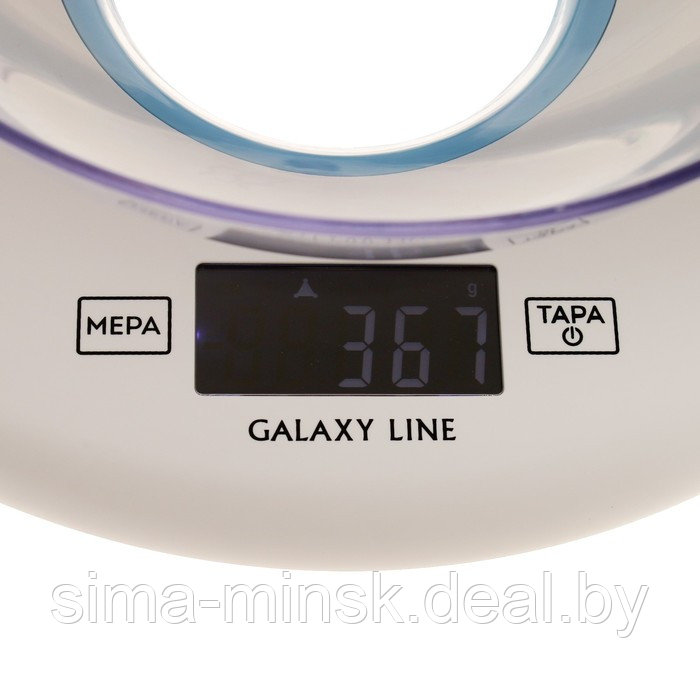 Весы кухонные Galaxy LINE GL 2803, электронные, до 5 кг, белые - фото 3 - id-p227192698