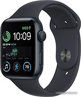 Умные часы Apple Watch SE 2 40 мм (алюминиевый корпус, полуночный/полуночный, спортивный силиконовый ремешок