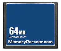 Карта памяти Compact Flash 64Mb MemoryPartner