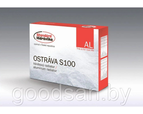 Алюминиевый радиатор Standard Hidravlika Ostrava S100(500/100) по 10 секций/уп - фото 4 - id-p227194213