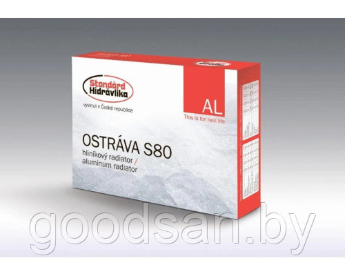 Алюминиевый радиатор Standard Hidravlika Ostrava S80(500/80) по 10 секций/уп - фото 4 - id-p227194313