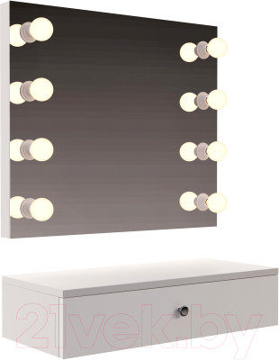 Туалетный столик с зеркалом Мир Мебели SV-31 с подсветкой - фото 1 - id-p227195597