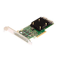 9500-16i SGL (05-50077-02) PCIe v4 x8 LP, Tri-Mode SAS/SATA/NVMe 12G HBA, 16port(2*int SFF8654), 3816 IOC, RTL