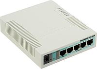 MikroTik RB951G-2HnD Беспроводной маршрутизатор,RouterBOARD 951G-2HnD with 600Mhz CPU,128MB RAM, 5xGbit LAN,