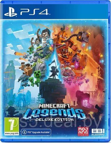 PS4 Уценённый диск обменный фонд Minecraft Legends Deluxe Edition для PlayStation 4 / Майнкрафт Легенды Делюкс - фото 1 - id-p227195826