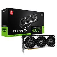 Видеокарта MSI PCI-E 4.0 RTX 4060 Ti VENTUS 3X 16G OC NVIDIA GeForce RTX 4060TI 16384Mb 128 GDDR6 2610/18000