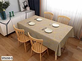 Клеёнка столовая на тканевой основе 1,37м ПВХ "MODERN ELIT" с тиснением и матовым эффектом