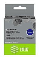 Картридж ленточный Cactus CS-LK4WBN черный для Epson LW300/LW400/LW700/LW600P/LW1000P