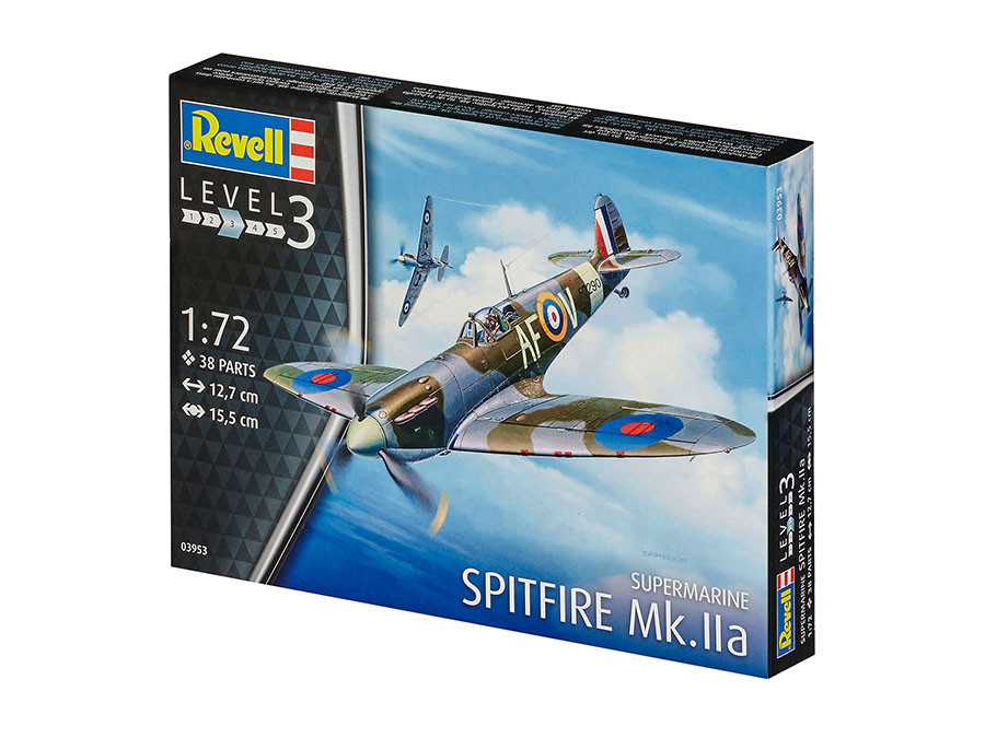 Британский истребитель Spitfire Mk. Iia 1:72 (арт. 03953) Сборная модель Revell - фото 7 - id-p227197167