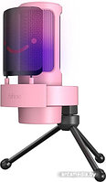 Проводной микрофон FIFINE A8V (розовый)
