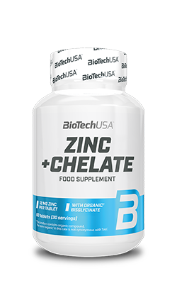 Витамины Zinc + Chelate, Biotech USA - фото 1 - id-p222636477