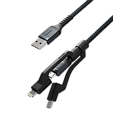 Кабель Nomad Universal Kevlar Lightning/Type-C/Micro-USB 1.5м, фото 2