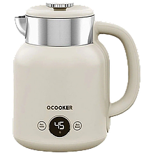 Электрический чайник Qcooker Retro Electric Kettle 1.5L Бежевый