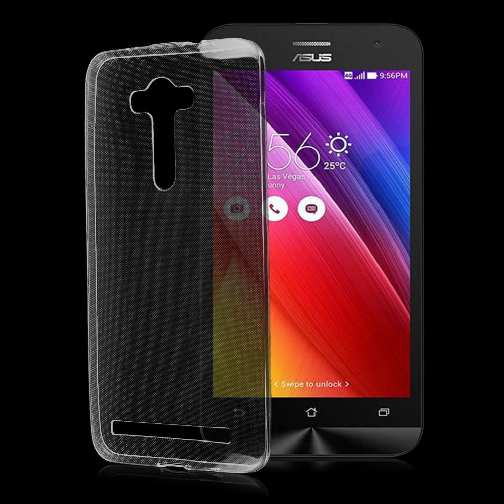 Чехол-накладка для Asus Zenfone 2 Laser (ZE550) (силикон) белый - фото 2 - id-p37444723