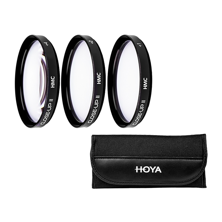 Комплект макролинз HOYA HMC Close-Up Filter Set II (+1+2+4) 67 мм - фото 3 - id-p226745348