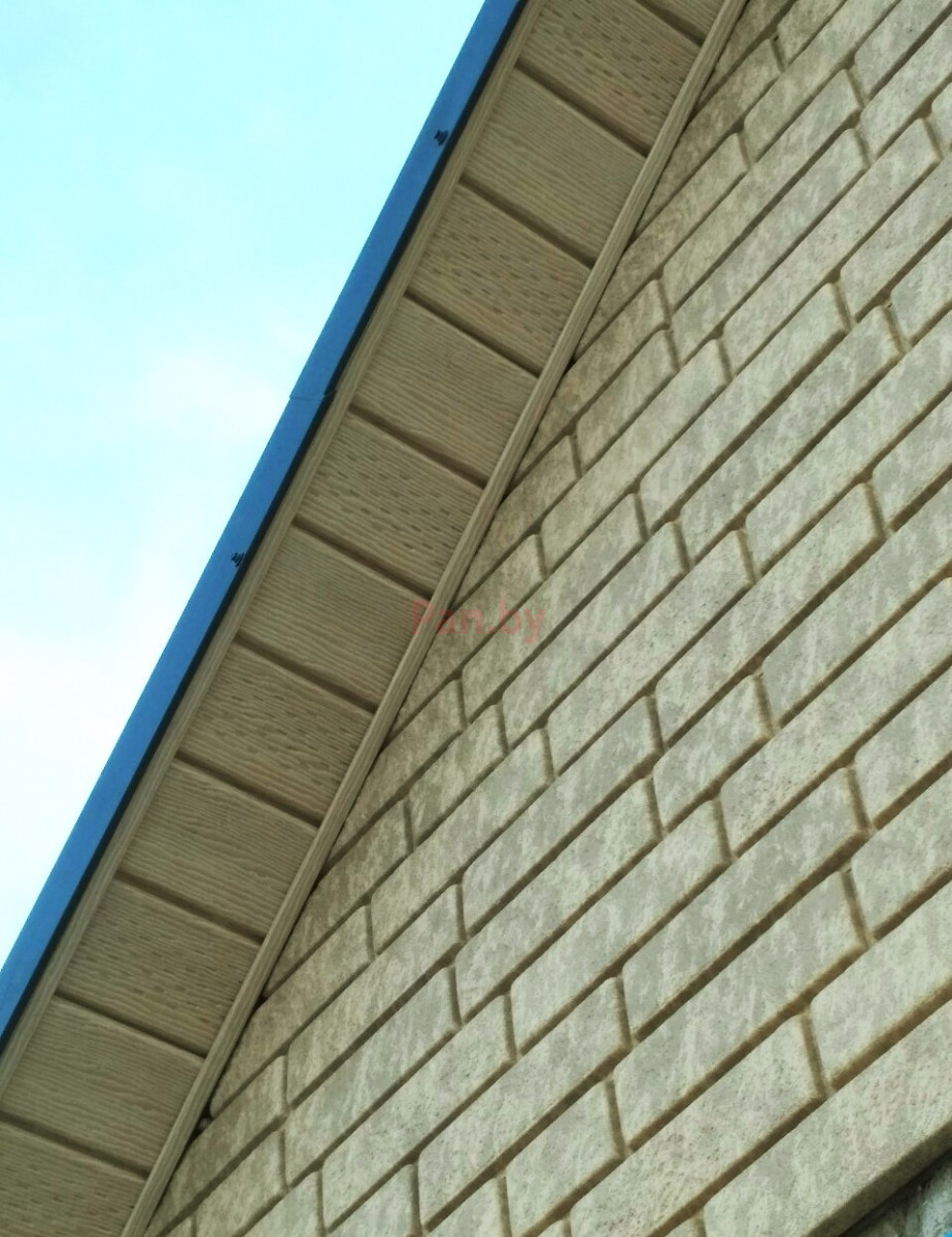 Фасадная панель (цокольный сайдинг) Ю-пласт Стоун хаус Кирпич песочный - фото 3 - id-p45399530