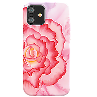 Чехол PQY Peony для iPhone 12 Mini Красный