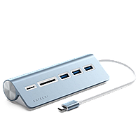 Хаб Satechi USB-C Combo HUB for desktop Голубой