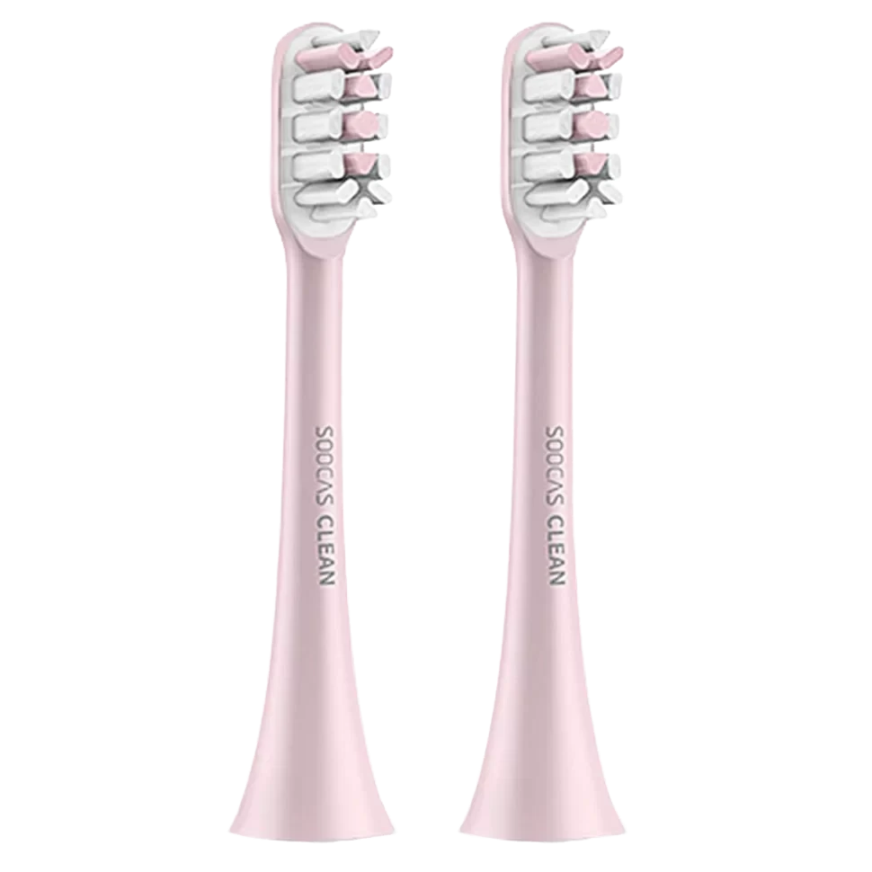 Сменные насадки для зубной щетки Soocas X3 (2шт) Розовые - фото 1 - id-p226738587
