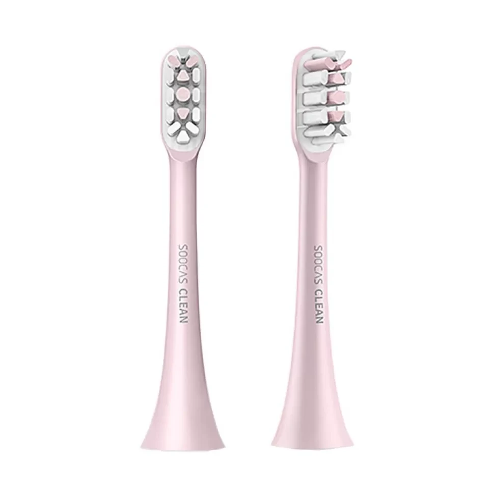 Сменные насадки для зубной щетки Soocas X3 (2шт) Розовые - фото 2 - id-p226738587