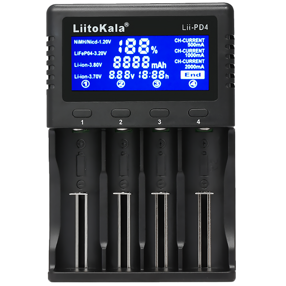 Зарядное устройство LiitoKala Lii-PD4 - фото 1 - id-p226741423