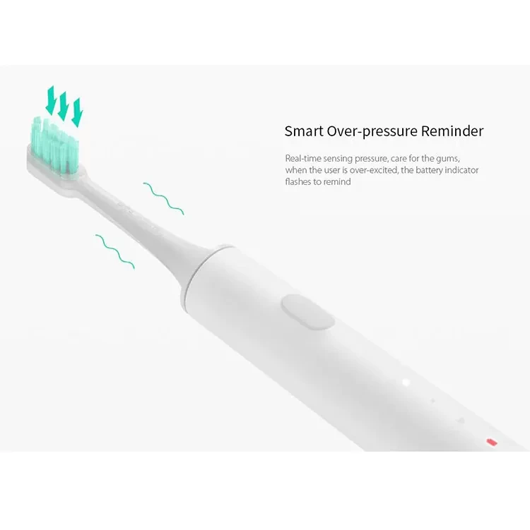 Звуковая зубная щетка Xiaomi Mijia T500 Белая - фото 4 - id-p226738615