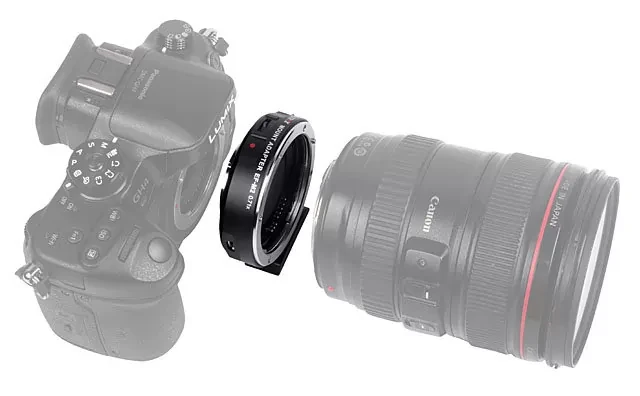 Адаптер Viltrox EF-M2 II (v.2) для объектива Canon EF на байонет Micro 4/3 - фото 7 - id-p226744565