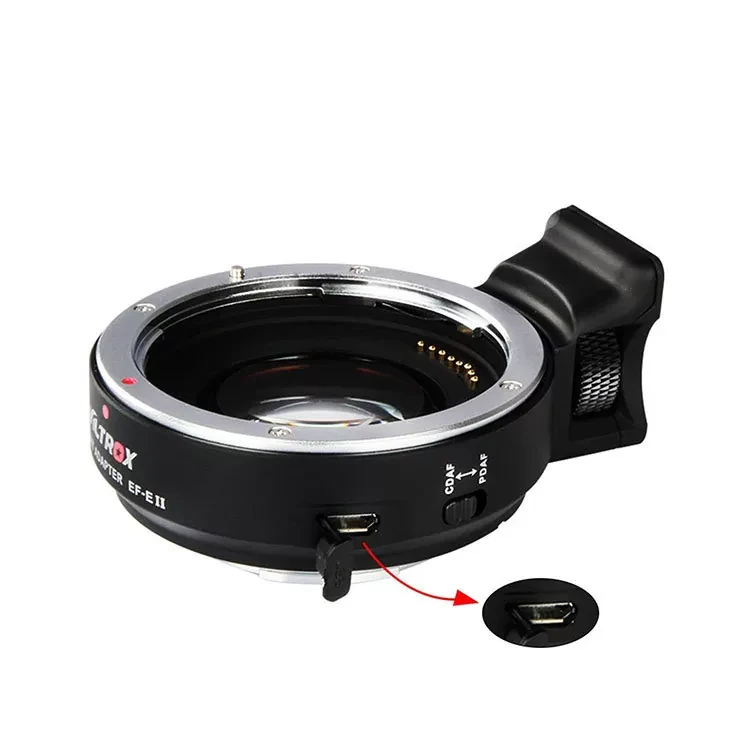 Адаптер Viltrox EF-E II для объектива Canon EF на байонет E-mount - фото 3 - id-p226744593