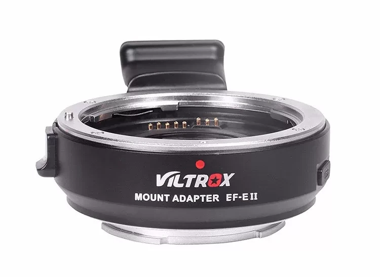 Адаптер Viltrox EF-E II для объектива Canon EF на байонет E-mount - фото 5 - id-p226744593