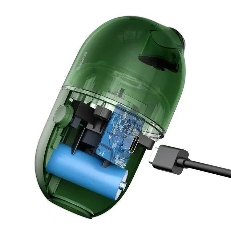 Пылесос Baseus C2 Capsule Vacuum Cleaner Зеленый - фото 5 - id-p226740389