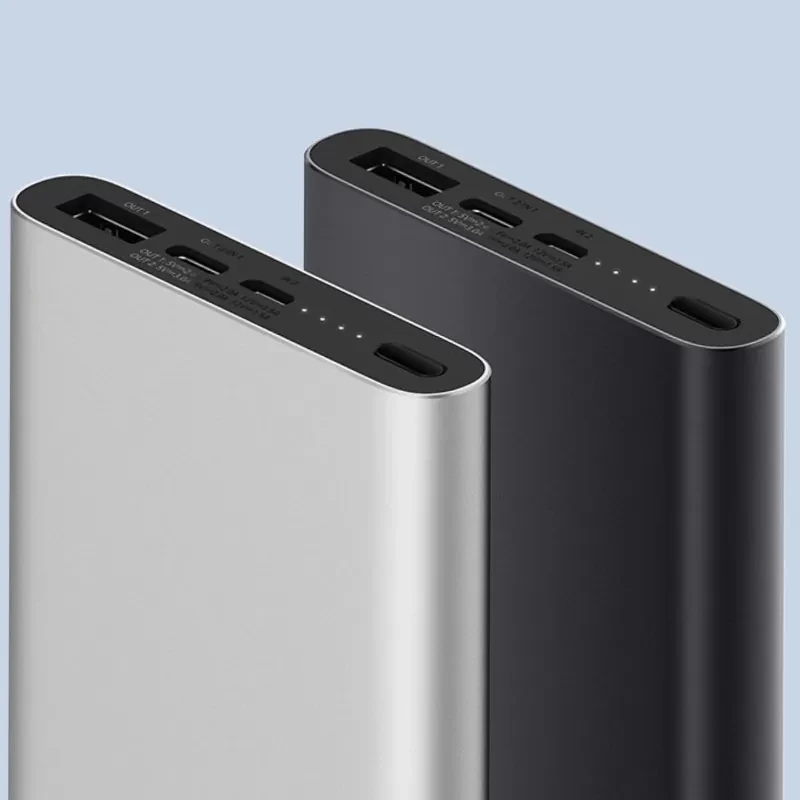 Внешний аккумулятор Xiaomi Mi Power Bank 3 10000мАч Серебро - фото 2 - id-p226740443