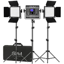 Комплект осветителей GVM 800D-RGB (3шт)