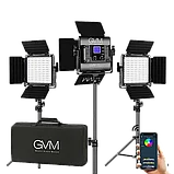 Комплект осветителей GVM 800D-RGB (3шт), фото 4