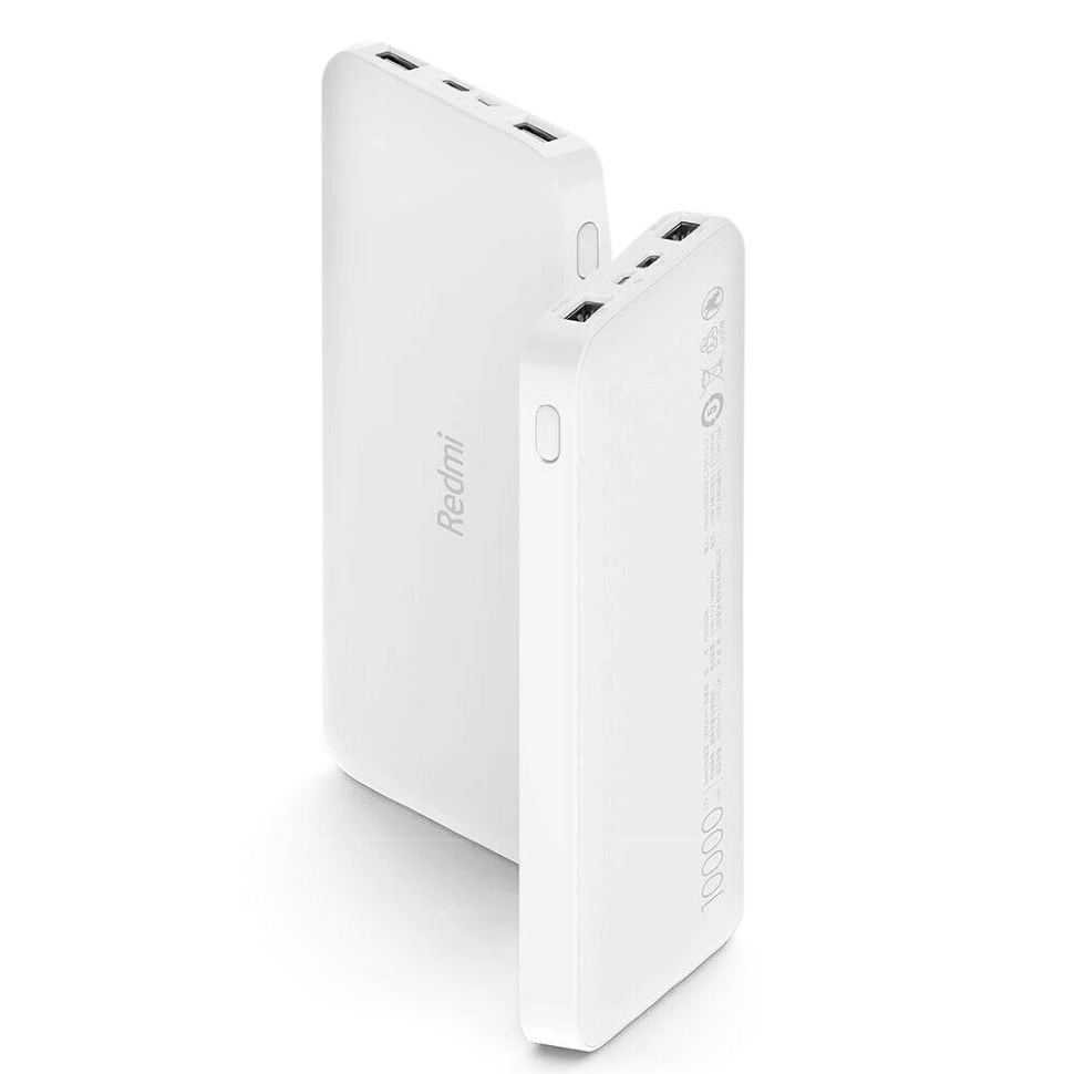 Внешний аккумулятор Xiaomi Redmi Powerbank 10000 мАч Белый - фото 1 - id-p226740457
