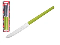 Набор ножей столовых, 3шт., серия MILLENIUN, зеленые, DI SOLLE (Супер цена! Длина: 213 мм, длина лезвия: 101