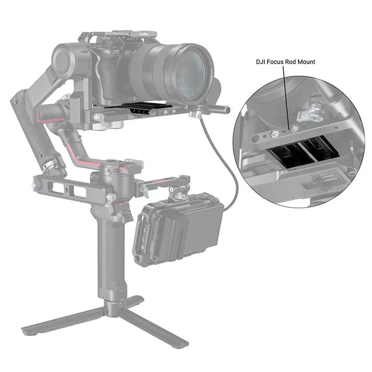 Быстросъёмная площадка SmallRig 3158 для DJI RS 2/RSC 2/Ronin-S - фото 2 - id-p226746809