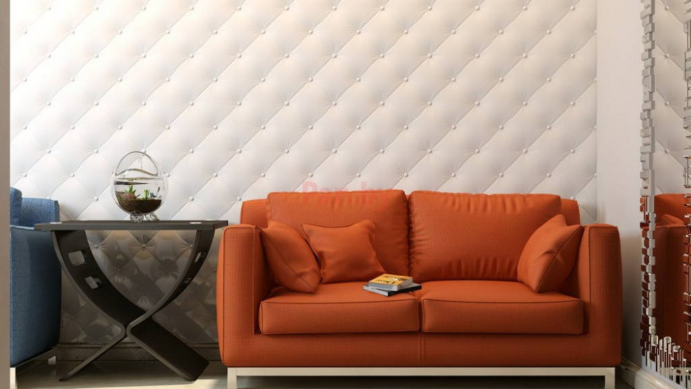 Декоративная 3д панель из гипса Polinka К1 Кожаный диван 420х420х25 - фото 3 - id-p133347263