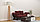 Декоративная реечная панель из гипса Polinka Широкая рейка 500*500*25 мм, фото 3