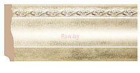 Плинтус напольный из полистирола уплотненного Декомастер Матовое серебро 153-937 (95*15*2400мм)
