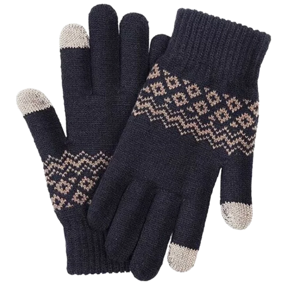 Перчатки для сенсорного экрана Friend Only Touch Screen Warm Velvet Gloves Синие - фото 1 - id-p226741919