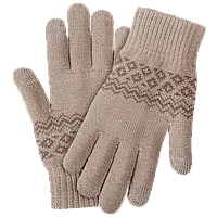 Перчатки для сенсорных экранов Friend Only Touch Screen Warm Velvet Gloves Бежевые