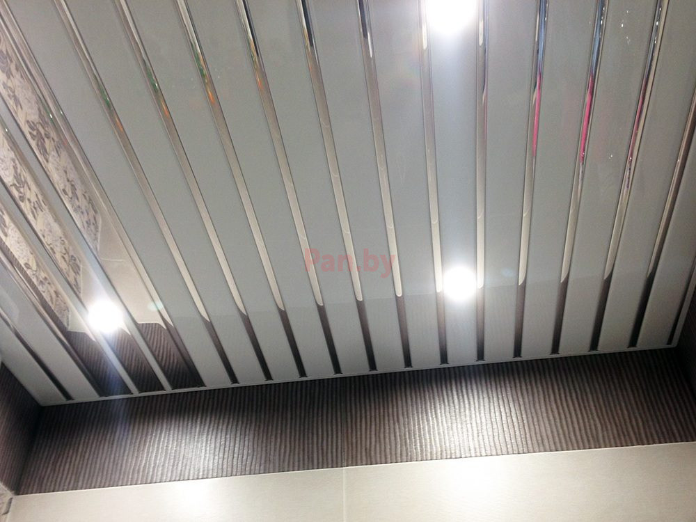 Раскладка для реечного потолка Албес Хром 4000*15 мм - фото 2 - id-p178958160
