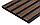 Декоративная реечная панель из полистирола Decor-Dizayn 904-66SH Золотой орех 3000*150*10 мм, фото 2