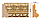 Декоративный багет для стен Декомастер Ренессанс 229-955, фото 2