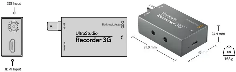 Карта захвата видео Blackmagic UltraStudio Recorder 3G - фото 4 - id-p226743285